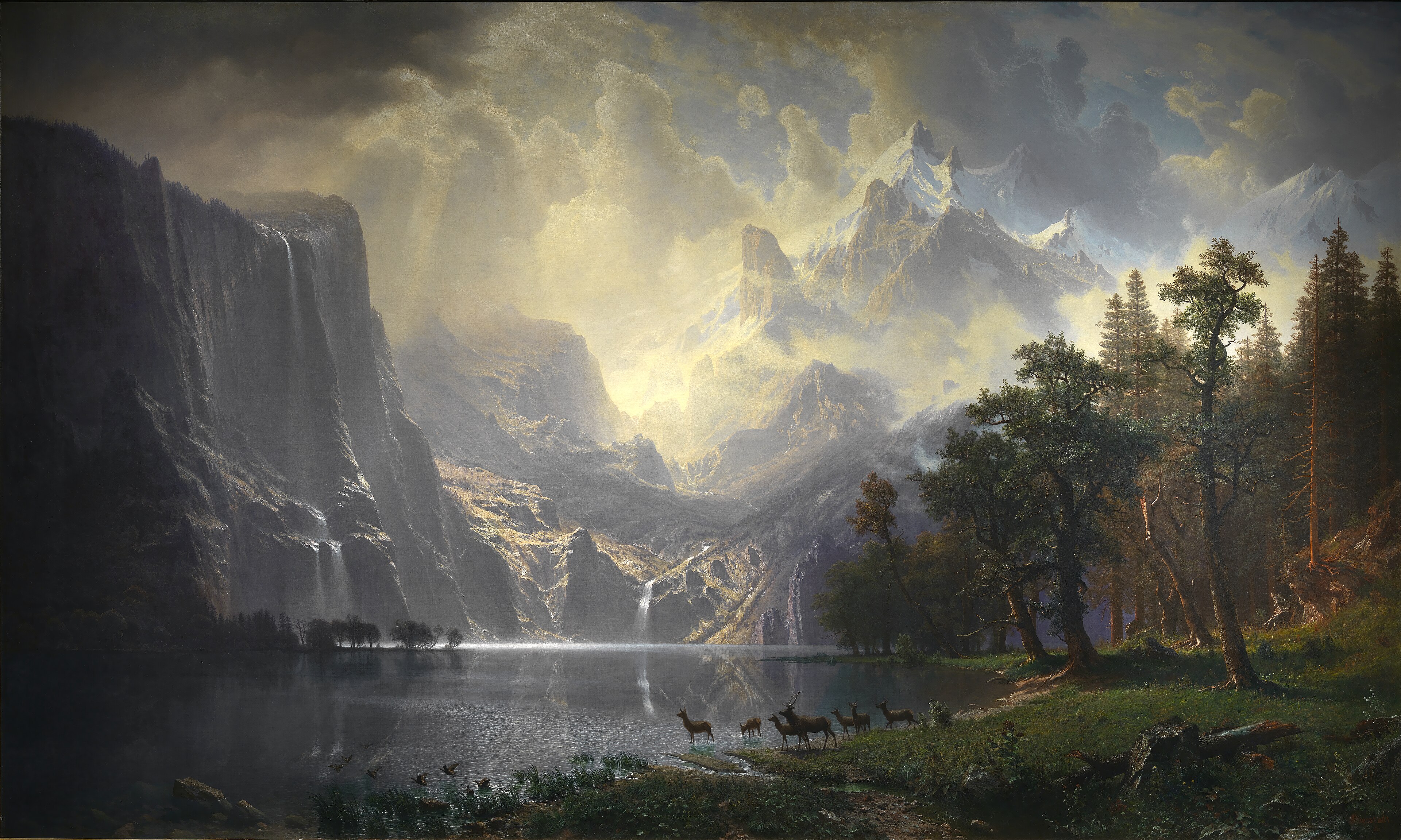 Albert Bierstadt, Among the Sierra Nevada